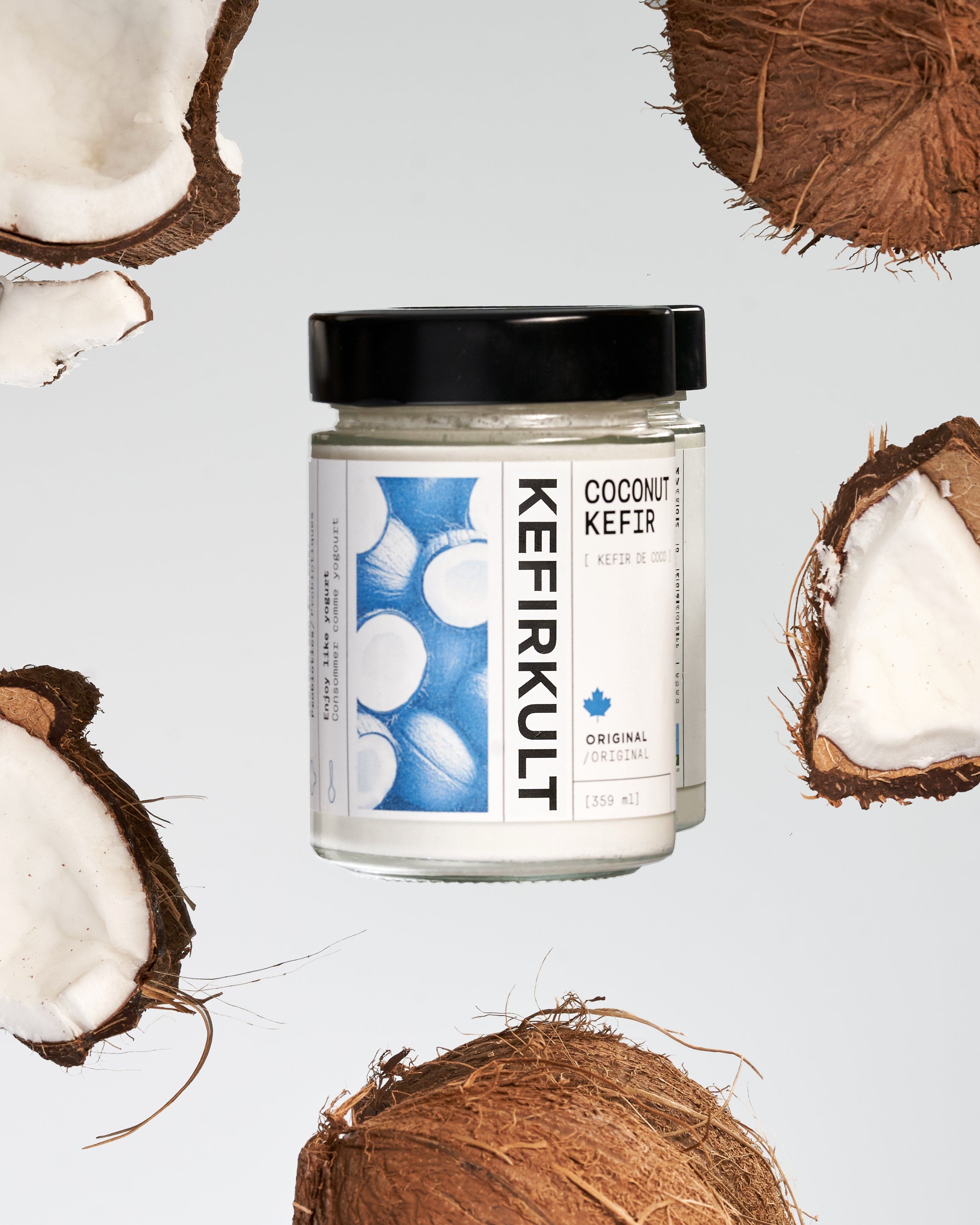 Kefir Kultures Inc Coconut Kefir Yogurt Probiotic Coconut Kefir Yogurt (Small) - 6 Pack